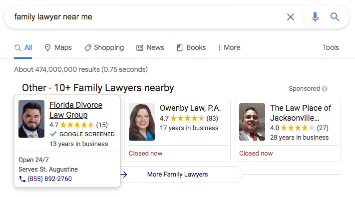 Google Guaranteed For Lawyers